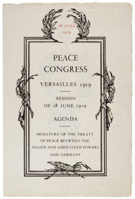 Der Vertrag von Versailles: Eine Ära des Wandels und der Unabhängigkeitssehnsüchte